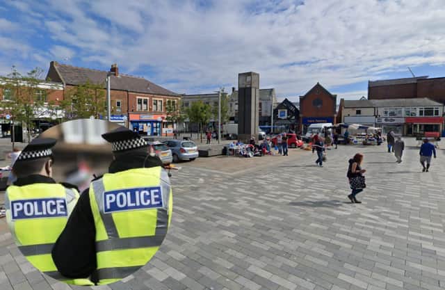 A man was scarred for life by a stranger in an "animalistic" Boxing Day pub attack in Blyth
