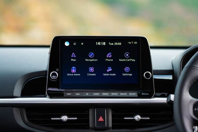 All versions get a rather basic but decent enough touch-screen display