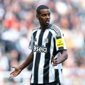 Alexander Isak of Newcastle United reacts during the Premier League match between Newcastle United FC and Everton FC at St James' Park on May 25, 2025 in Newcastle upon Tyne, England. (Photo by George Wood/Getty Images)