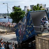 Billy Bolt in action during the Red Bull Tyne Ride, Newcastle in 2024
