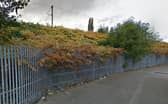 An area near the bottom of Hedley Street, pictured in a Google Maps view.