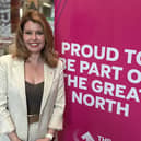 North East mayor Kim McGuinness at the launch of the Great North in Leeds