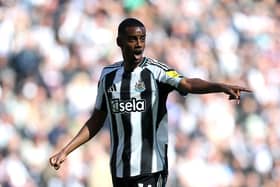 Alexander Isak of Newcastle United reacts during the Premier League match between Newcastle United FC and Everton FC at St James' Park on May 25, 2025 in Newcastle upon Tyne, England. (Photo by George Wood/Getty Images)