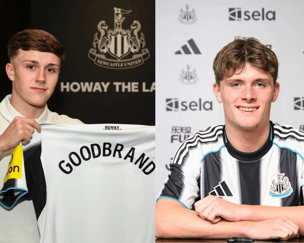 Newcastle United have signed young duo Oliver Goodbrand and Alfie Hutchison from Rangers. (Photo credit: Newcastle United)