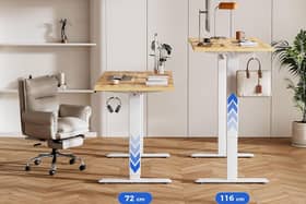 Standing desks are great for circulation, and they're becoming hugely popular in home offices
