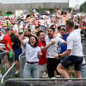 A fan zone, like this one in Manchester in 2021, is coming to Newcastle