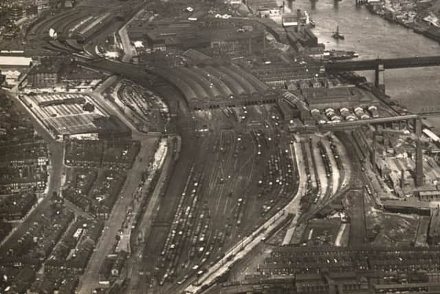 The Forth Yards area to the west of Newcastle city centre, circa 1929