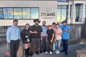 Kalani Ghost Hunter and his family, from the United States, visited the North East thanks to help from the team behind Colmans.