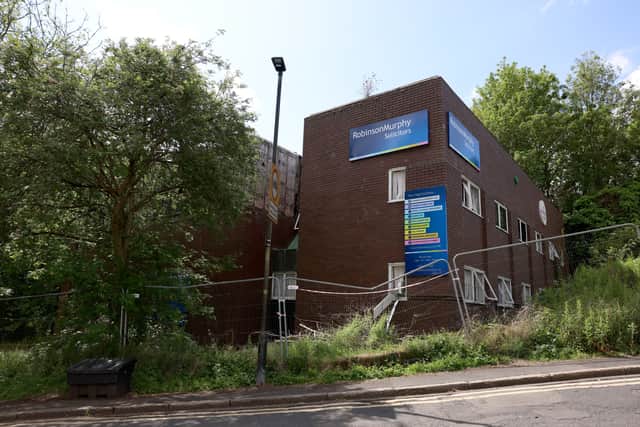 The derelict Sinfonia House in Jesmond Vale, Newcastle