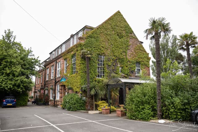 The hotel was formerly a country house