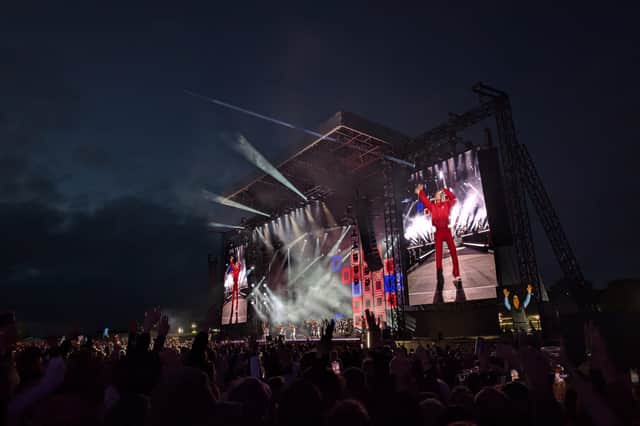 Robbie Williams at Come Together Festival in Newcastle