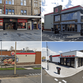 These are all the Burger King restaurants in Tyne & Wear ranked by their Google reviews.