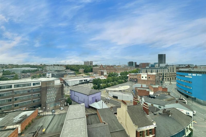 Look at the stunning 8th floor views from this open plan apartment in ...