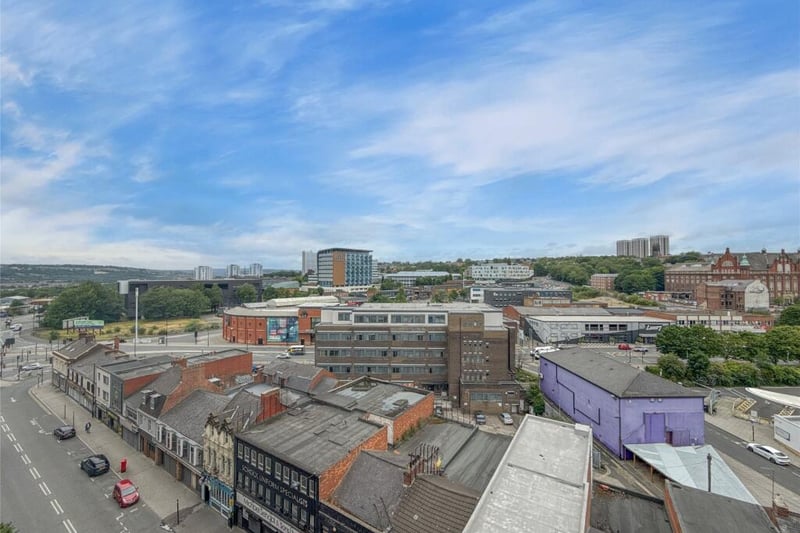 Look at the stunning 8th floor views from this open plan apartment in ...