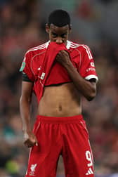 Liverpool striker Alexander Isak