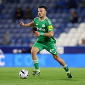 Miodrag Pivas of Newcastle United U21 during the Vertu Trophy match between Huddersfield Town and Newcastle United U21 at John Smith's Stadium on September 02, 2025 in Huddersfield, England.  (Photo by George Wood/Getty Images)