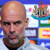 Pep Guardiola will take on Newcastle United this weekend.