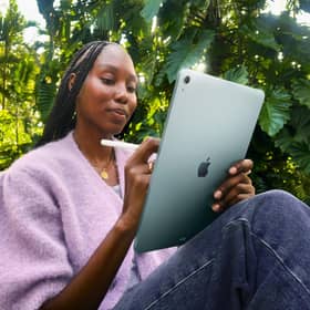 The M3-powered iPad Air delivers pro-level speed in a slim, lightweight design.