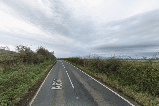 The A697 in Northumberland