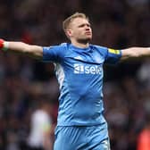 Newcastle United goalkeeper Aaron Ramsdale. 
