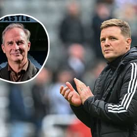 Newcastle United CEO David Hopkinson was asked about Eddie Howe's future. (Photo credit: Getty Images)