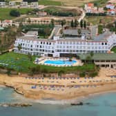 The Corallia Beach has stunning views over one of Coral Bay's finest sandy beaches