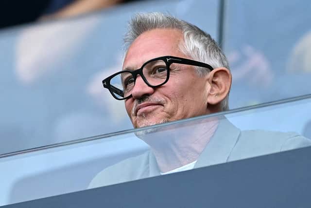 Former player and pundit Gary Lineker