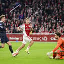 Ajax midfielder Sean Steur is close to joining Newcastle United. (Photo by Olaf Kraak / ANP / AFP via Getty Images) / Netherlands OUT