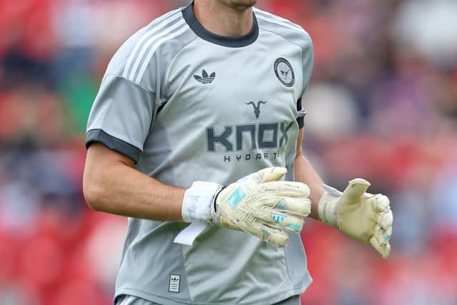 Nick Pope in action during pre-season.