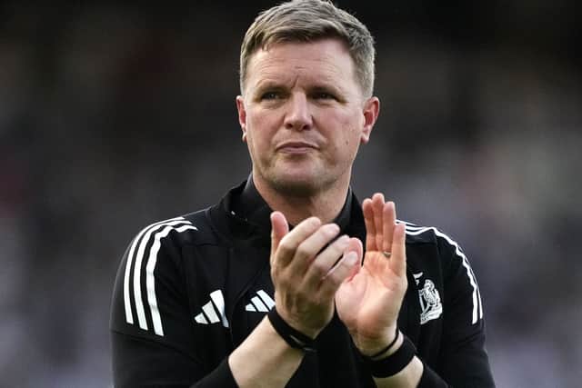 Eddie Howe applauds Newcastle fans