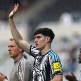 Tino Livramento of Newcastle united waves to the crowd after the Premier League 2026/27 match between Newcastle United and AFC Bournemouth at St James' Park on September 05, 2026 in Newcastle upon Tyne, England. (Photo by Stu Forster/Getty Images)