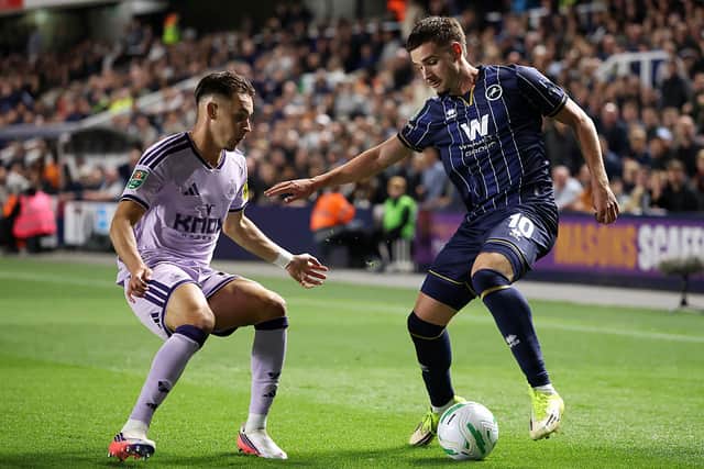 Amar Dedic in action against Millwall