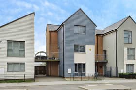 The Armstrong Road townhouse provides three floors of flexible accommodation in a convenient Newcastle residential setting