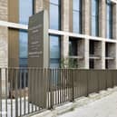   Hadrian's Tower rises 26 storeys above Newcastle, with this apartment occupying the eighth floor  
