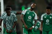Ivan Toney of Al Ahli celebrates after scoring the 2nd goal during the Saudi pro league match between Al Ahli and Al Hazem at Prince Abdullah Al Faisal Stadium on September 11, 2026 in Jeddah, Saudi Arabia. (Photo by Yasser Bakhsh/Getty Images)