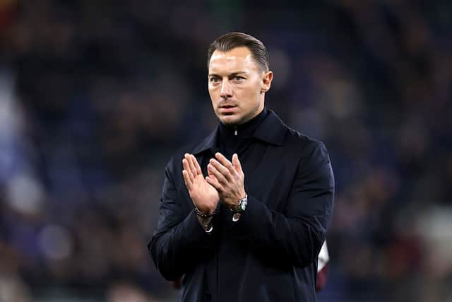 Matthias Jaissle, Manager of Newcastle United, acknowledges the fans after the Carabao Cup Fourth Round match between Everton and Newcastle United at Hill Dickinson Stadium on October 29, 2026 in Liverpool, England. (Photo by Jan Kruger/Getty Images)