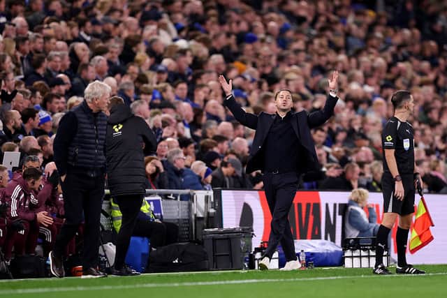 Matthias Jaissle, Manager of Newcastle United, reacts during the Carabao Cup Fourth Round match between Everton and Newcastle United at Hill Dickinson Stadium on October 29, 2026 in Liverpool, England. (Photo by Carl Recine/Getty Images)