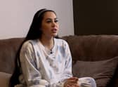 Geordie Shore's Marnie Simpson talks to Dr Javid Abdelmoneim on Steph's Packed Lunch. Picture: C4.