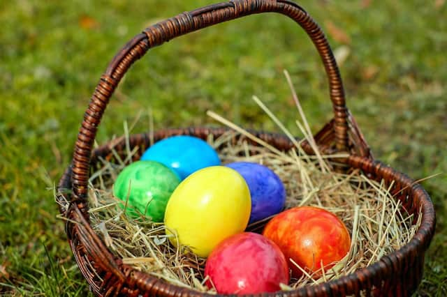 The great outdoors presents almost endless possibilities to hide Easter eggs from children this season