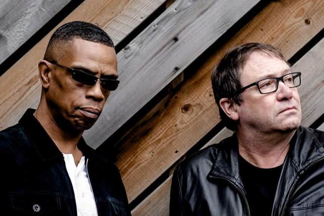 Ocean Colour Scene singer Simon Fowler and drummer Oscar Harrison (photo: Lee Heathfield)