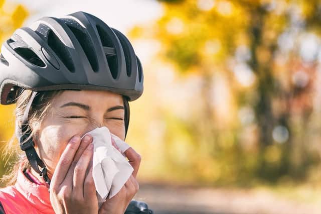 Pollen can cause problems when out cycling (photo: adobe)