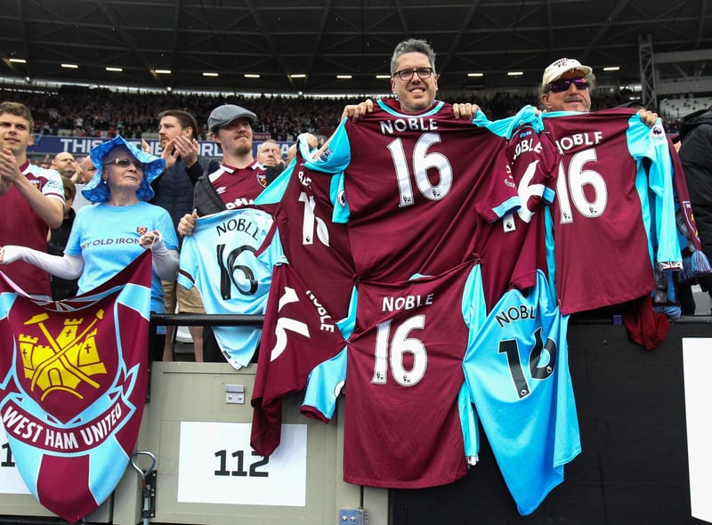 Most expensive season ticket: £1,025. Cheapest season ticket: £250.