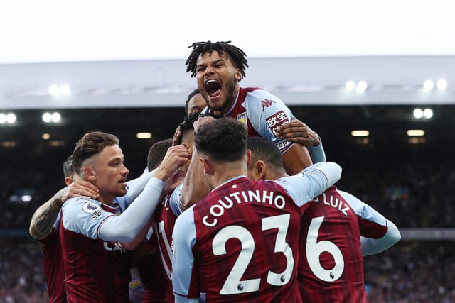 9th: Aston Villa - 1,358 points