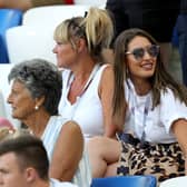 Charlotte Trippier, wife to England's Kieran Trippier in the stands before the FIFA World Cup Group G match at Kaliningrad Stadium in June 2018. PIC: PA