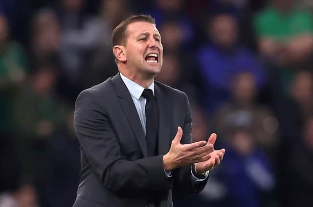 Northern Ireland manager Ian Baraclough. Pic by PA.