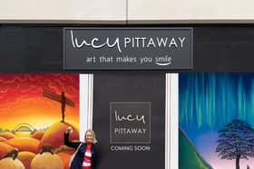 Lucy Pittaway Outside Her New Gallery in Newcastle