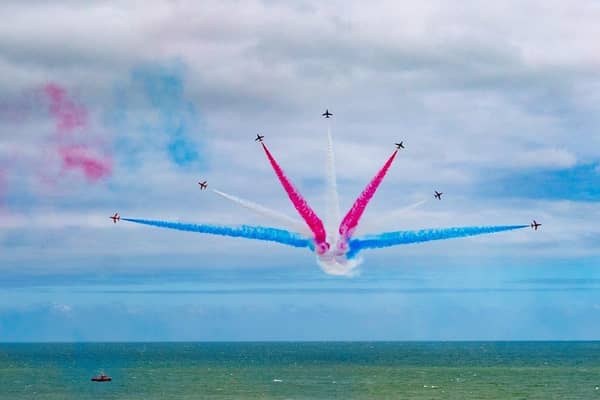 The Red Arrows are usually an iconic part of Great North Run weekend.