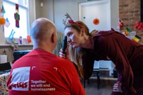 Specsavers have teamed up with Crisis to offer free eye and ear health checks to people experiencing homelessness.