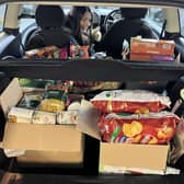 Staff from Real, based in Piries Place, spent a day volunteering for the Horsham District Foodbank