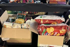 Staff from Real, based in Piries Place, spent a day volunteering for the Horsham District Foodbank